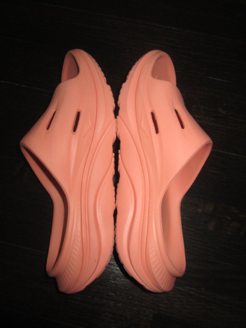 HOKA ORA Recovery Slide 3 Sandals Peach Women's 8 - Picture 3 of 8